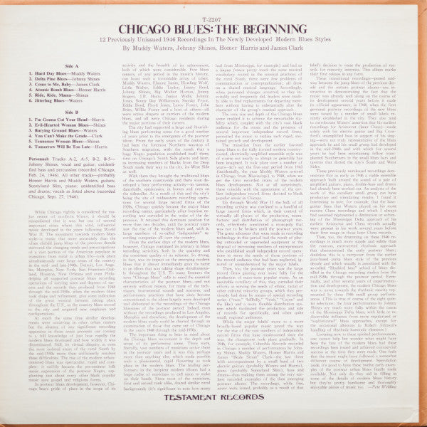 Master Release: Chicago Blues: The Beginning by Various