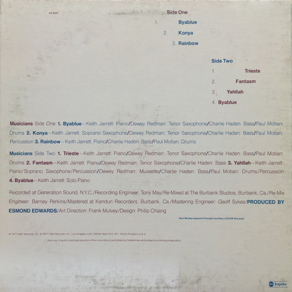 Release: Byablue-Vinyl-US-1977-AS-9331-13024104