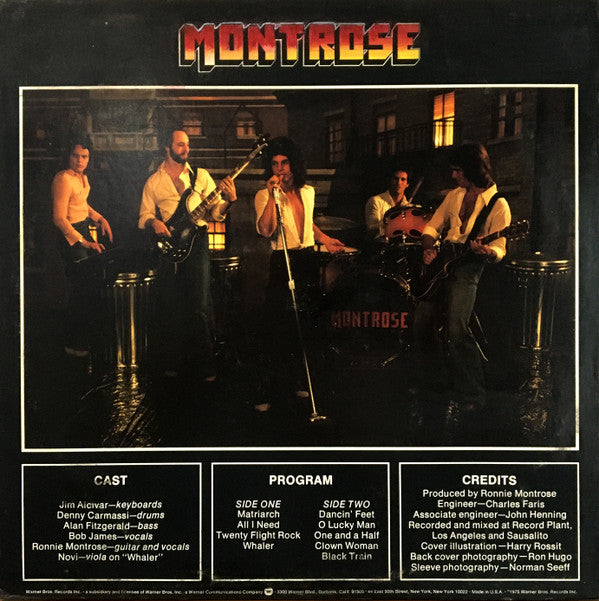 Master Release: Warner Bros. Presents Montrose! by Montrose (2)