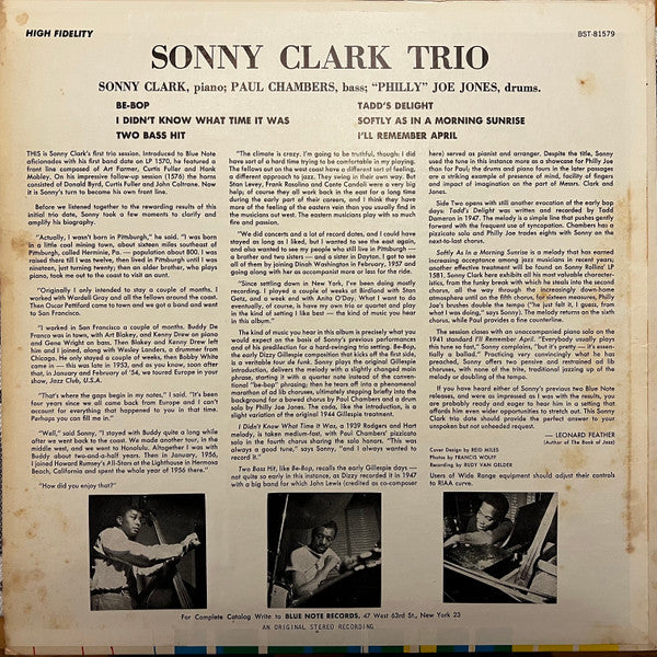 Sonny Clark Trio