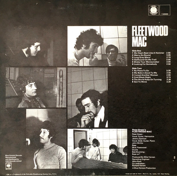 Release: Peter Green's Fleetwood Mac-Vinyl-UK-1968-7-63200-11890606