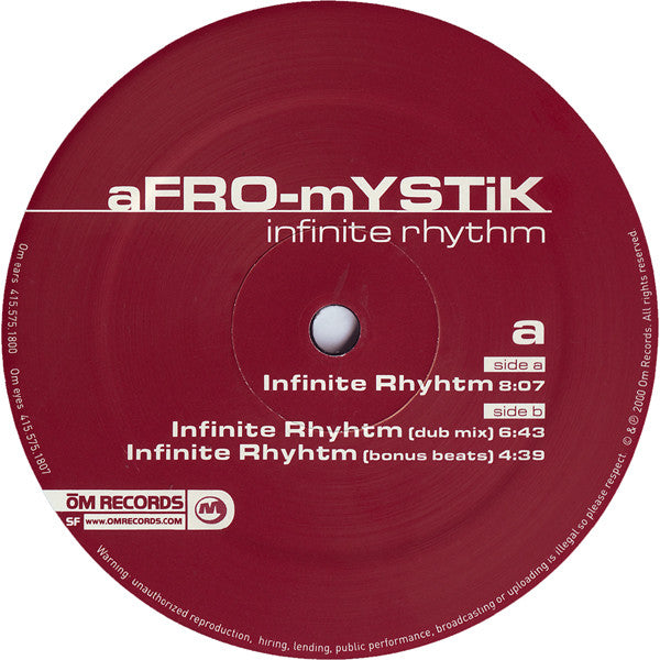 Release: Infinite Rhythm-Vinyl-US-2000-om-062sv-98104