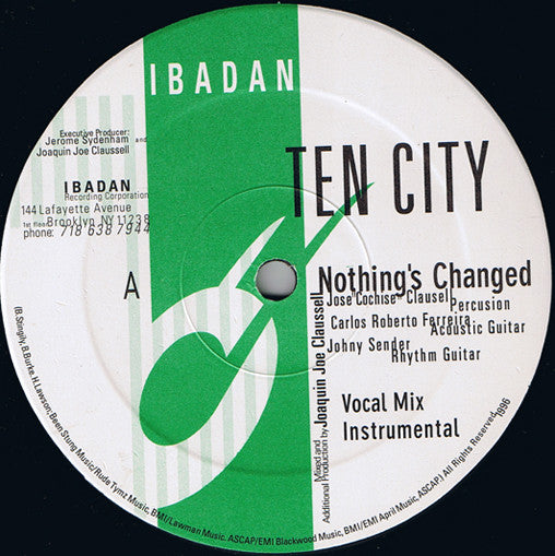 Master Release: Nothing's Changed by Ten City