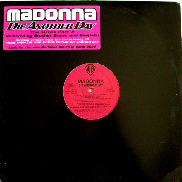 Release: Die Another Day-Vinyl-US-2002-PRO-A-101012-90443