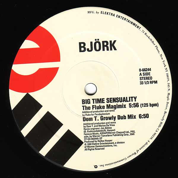 Master Release: Big Time Sensuality by Björk