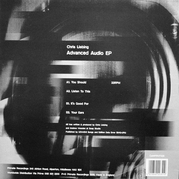 Master Release: Advanced Audio E.P. by Chris Liebing