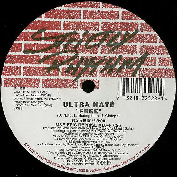 Release: Free (The Mood II Swing Mixes)-Vinyl-US-1997-SR 12528-24696