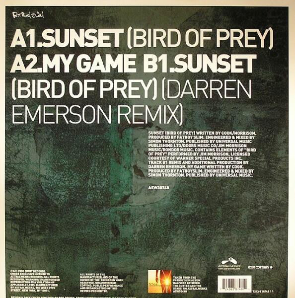Release: Sunset (Bird Of Prey)-Vinyl-US-2000-ASW 38748-14274