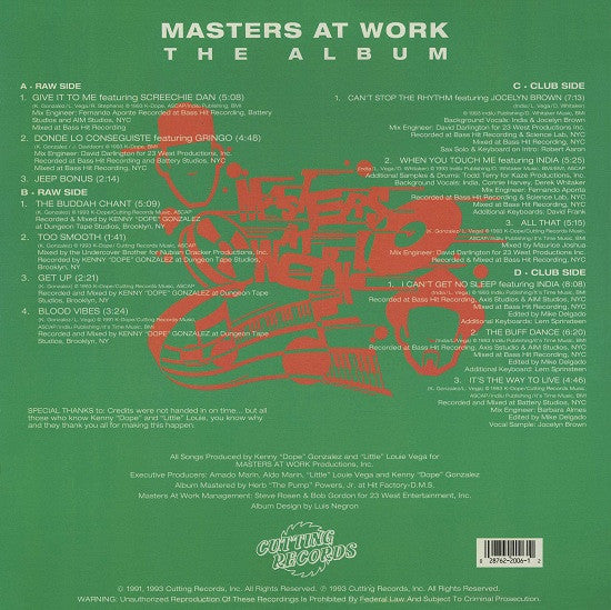 Master Release: The Album by Masters At Work