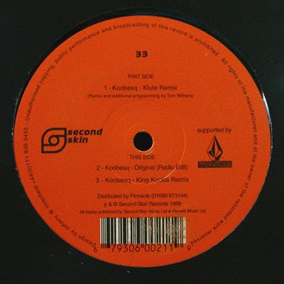 Release: Koobesq Remixes-Vinyl-UK-1999-SKIN021-65877