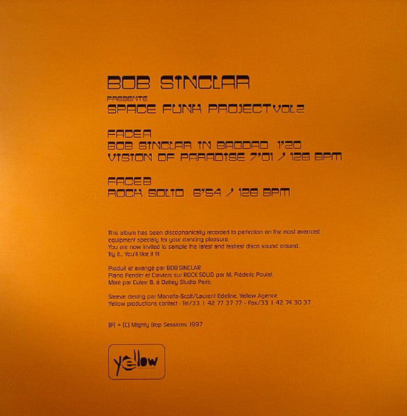 Master Release: Space Funk Project Vol 2 by Bob Sinclar