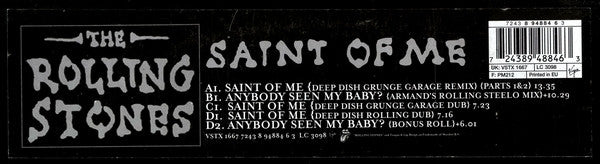 Master Release: Saint Of Me by The Rolling Stones