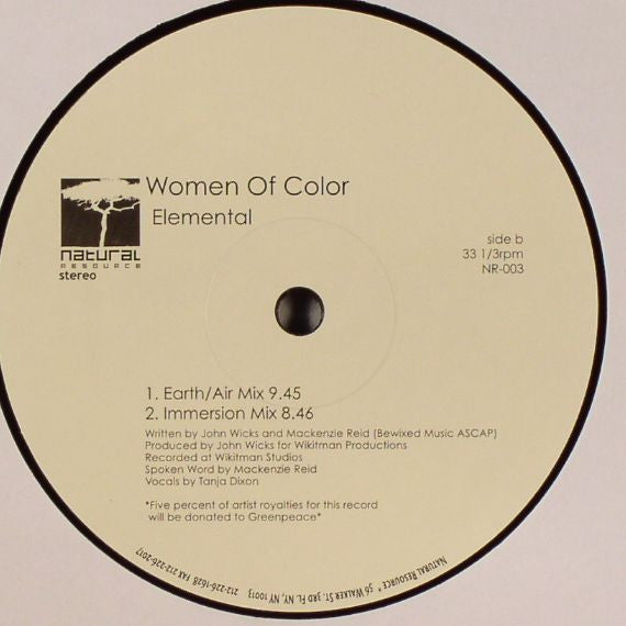 Master Release: Elemental by Women Of Color
