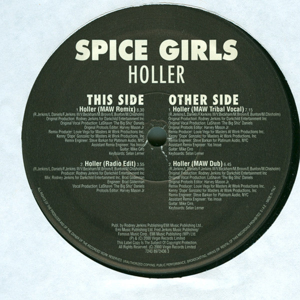 Master Release: Holler by Spice Girls