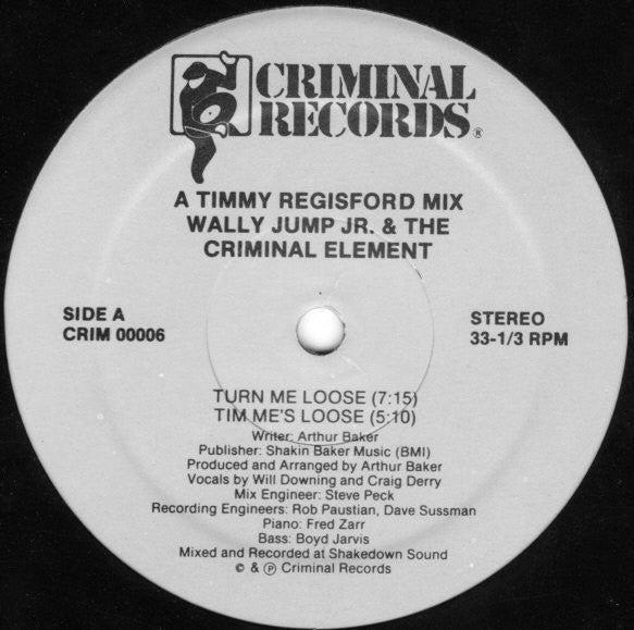 Release: Turn Me Loose-Vinyl-US-1986-CRIM 00006-82180
