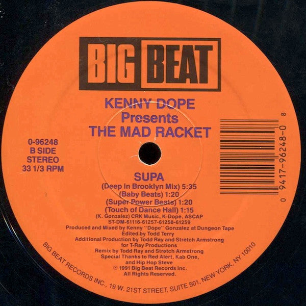 Master Release: Supa by Kenny "Dope" Gonzalez