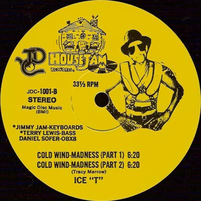 Release: Cold Wind-Madness / The Coldest Rap-Vinyl-US-1986-JDC 1001, JDC 1001-97613
