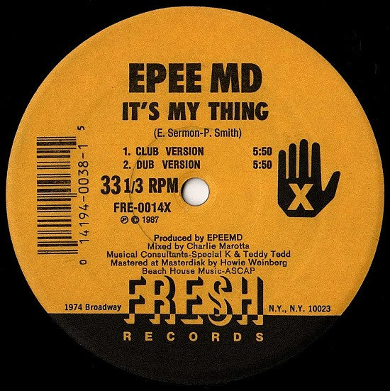 Master Release: It's My Thing by EPMD