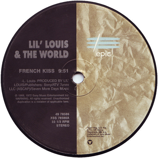 Release: French Kiss / Club Lonely-Vinyl-US-1997-49 78586-33127
