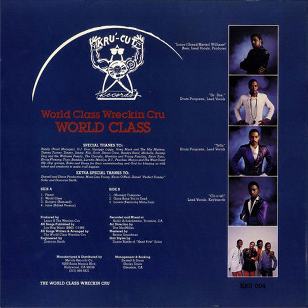 Release: World Class-Vinyl-US-1985-KC 004-48486
