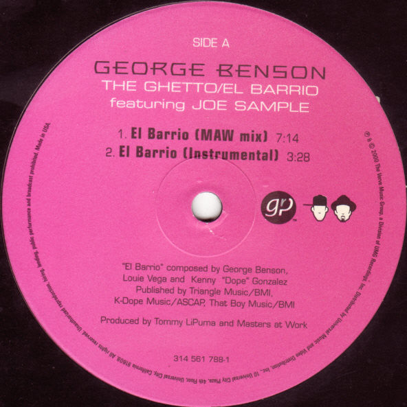 Release: The Ghetto / El Barrio-Vinyl-US-2000-314 561 788-1-4090