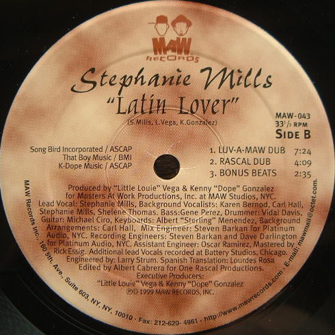 Master Release: Latin Lover by Stephanie Mills