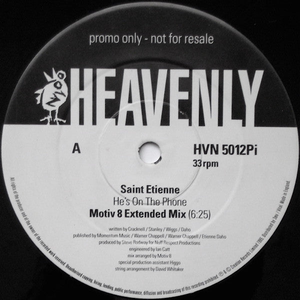 Release: He's On The Phone-Vinyl-UK-1995-HVN 5012Pi-8508