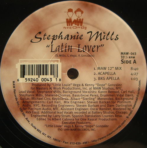 Master Release: Latin Lover by Stephanie Mills