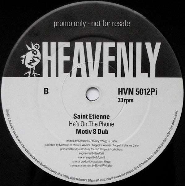 Release: He's On The Phone-Vinyl-UK-1995-HVN 5012Pi-8508